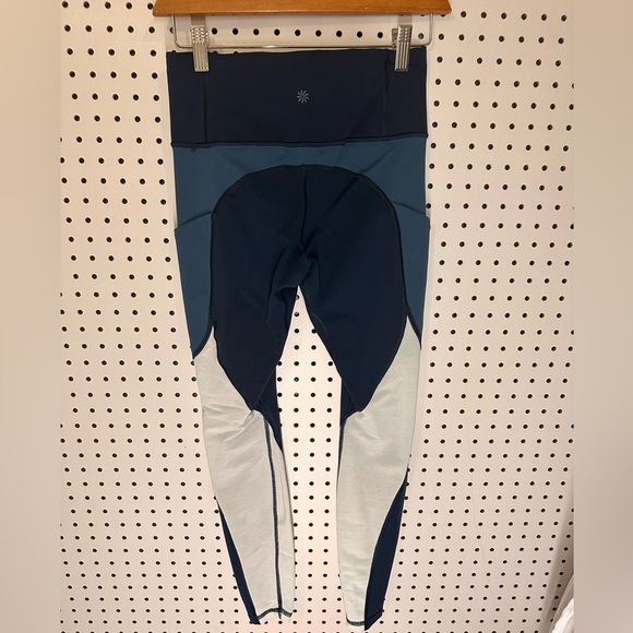 ATHLETA ‘All In’ COLORBLOCK ALL IN 7/8 TIGHT Size XS - Picture 3 of 6